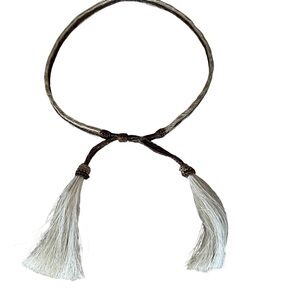 New Braided horse hair hat band - adjustable